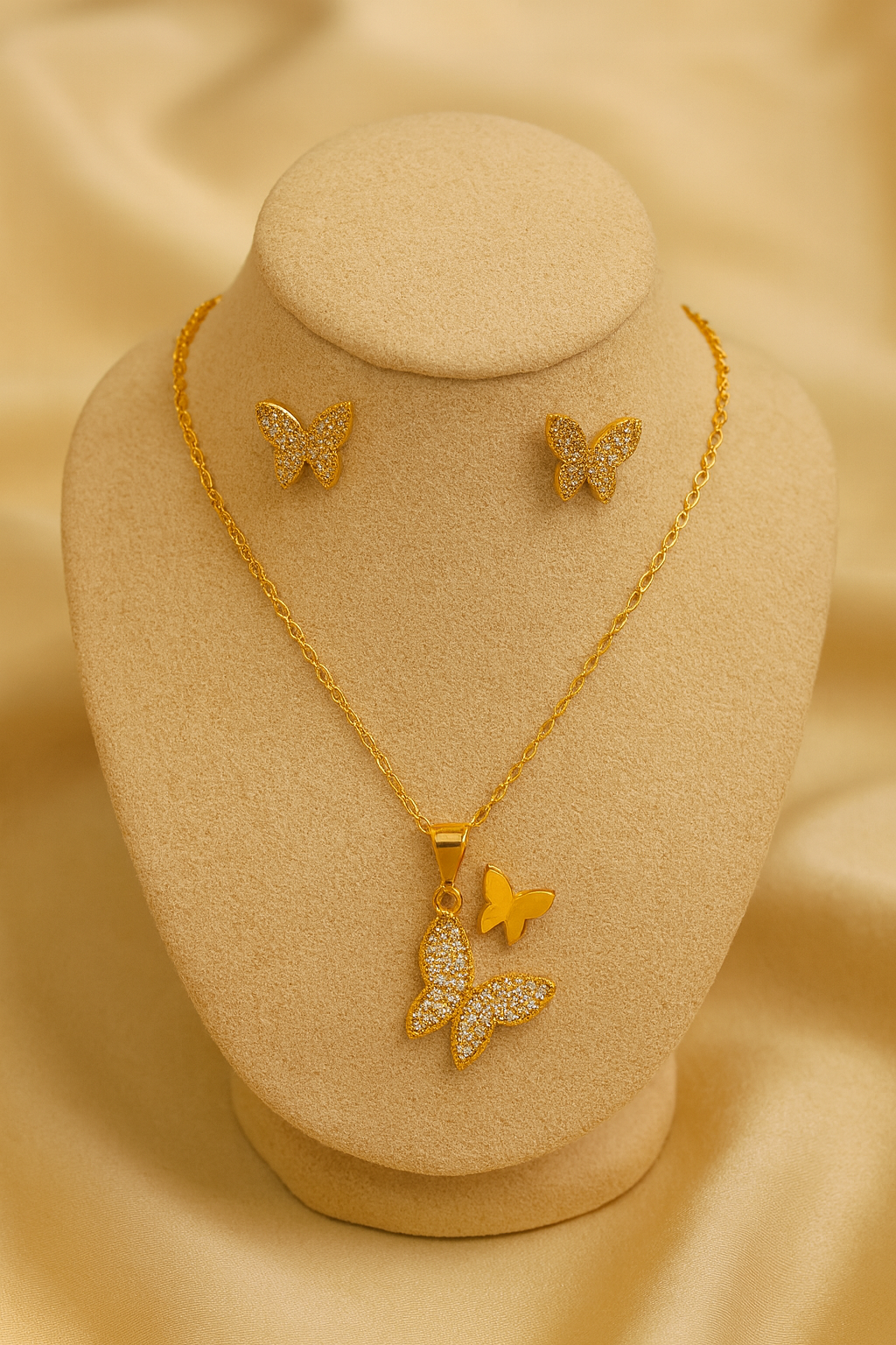 Golden Butterfly Elegance Set