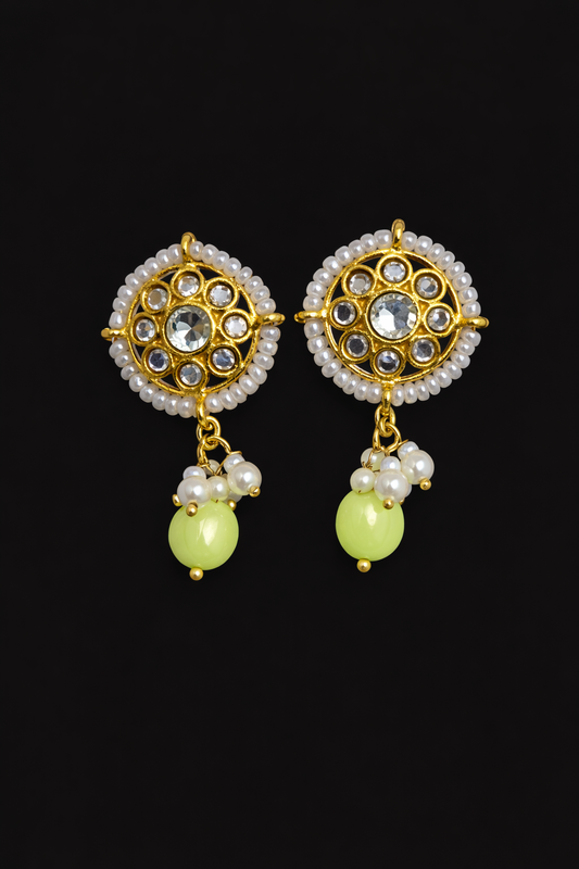Turquoise Pearl Royale Earrings