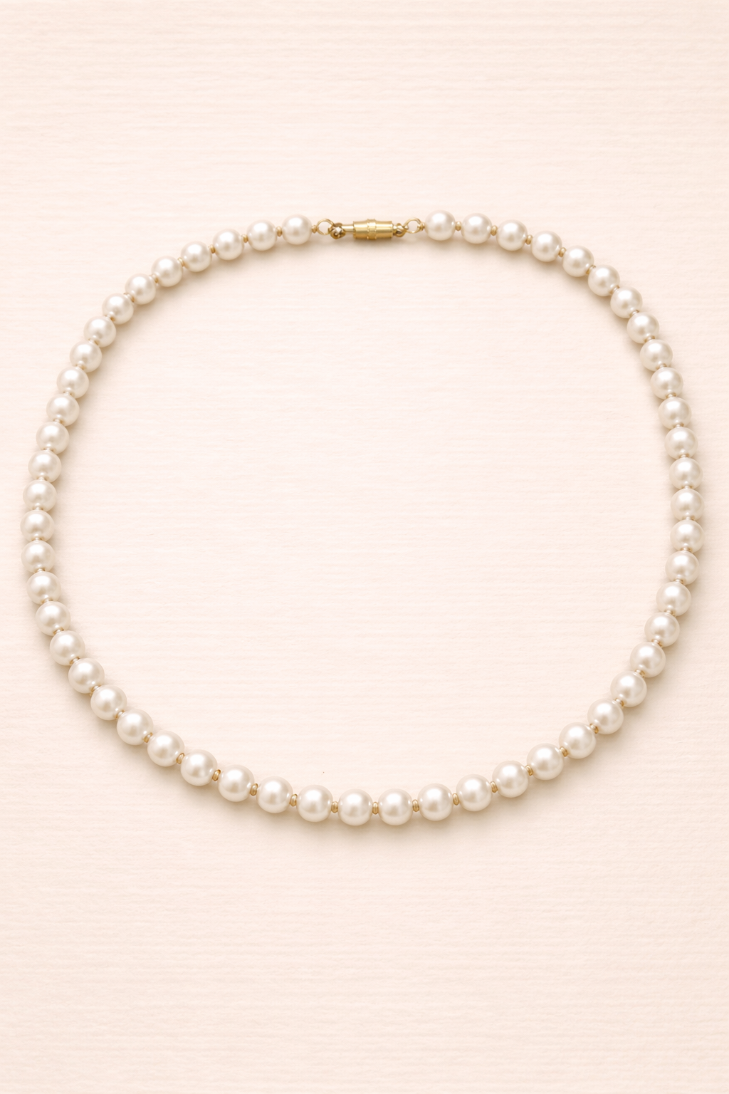 Elegant Pearl Strand Necklace