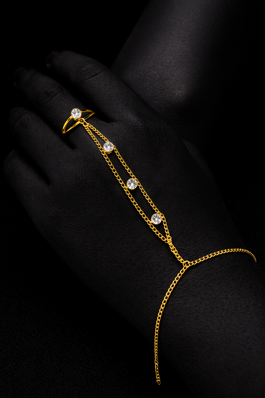 Crystal Chain Hand Harness Bracelet