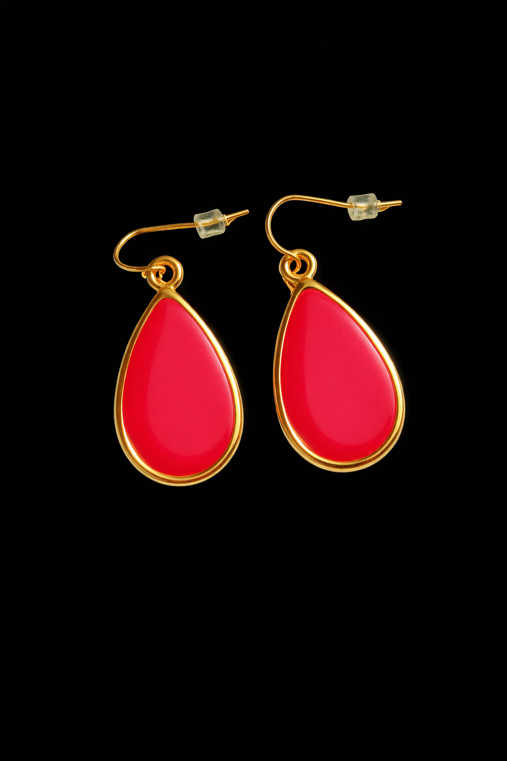 Midnight Gloss Teardrop Earrings