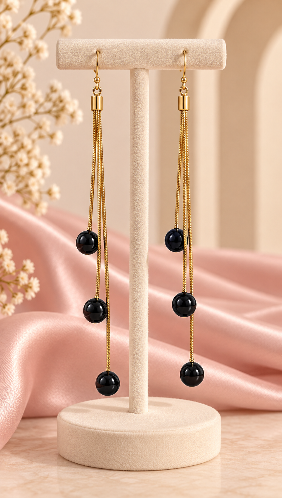 Noor Pearl Cascade Earrings
