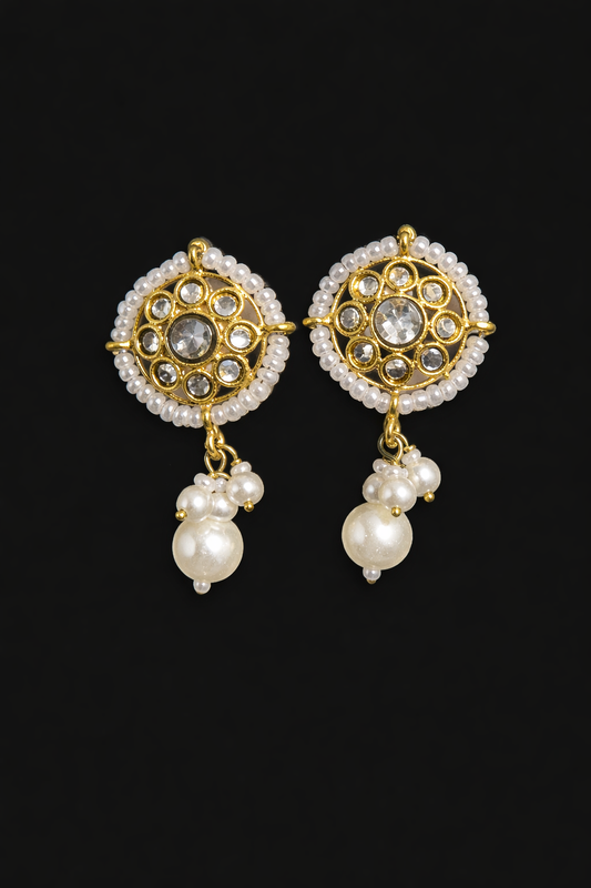 Turquoise Pearl Royale Earrings