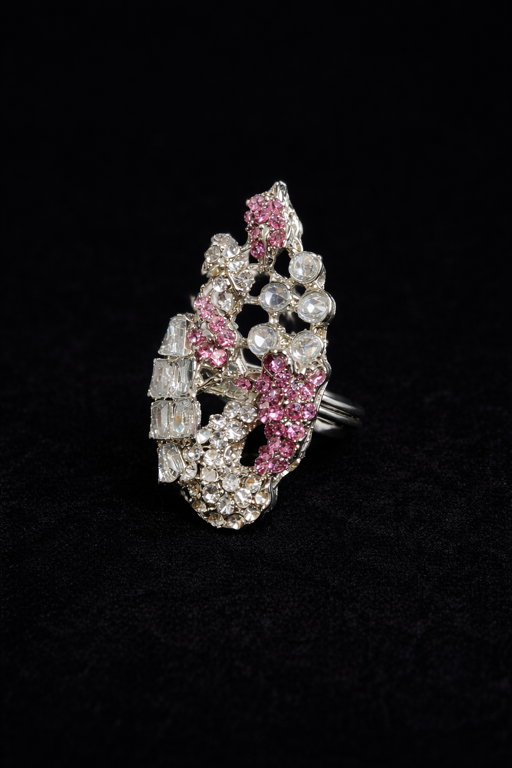 Royal Sapphire Bloom Statement Ring