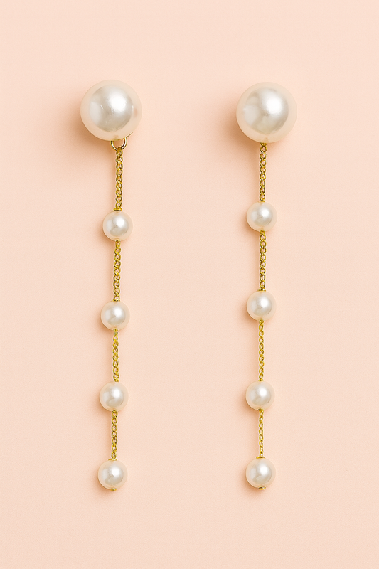 Elegant Pearl Drop Earrings