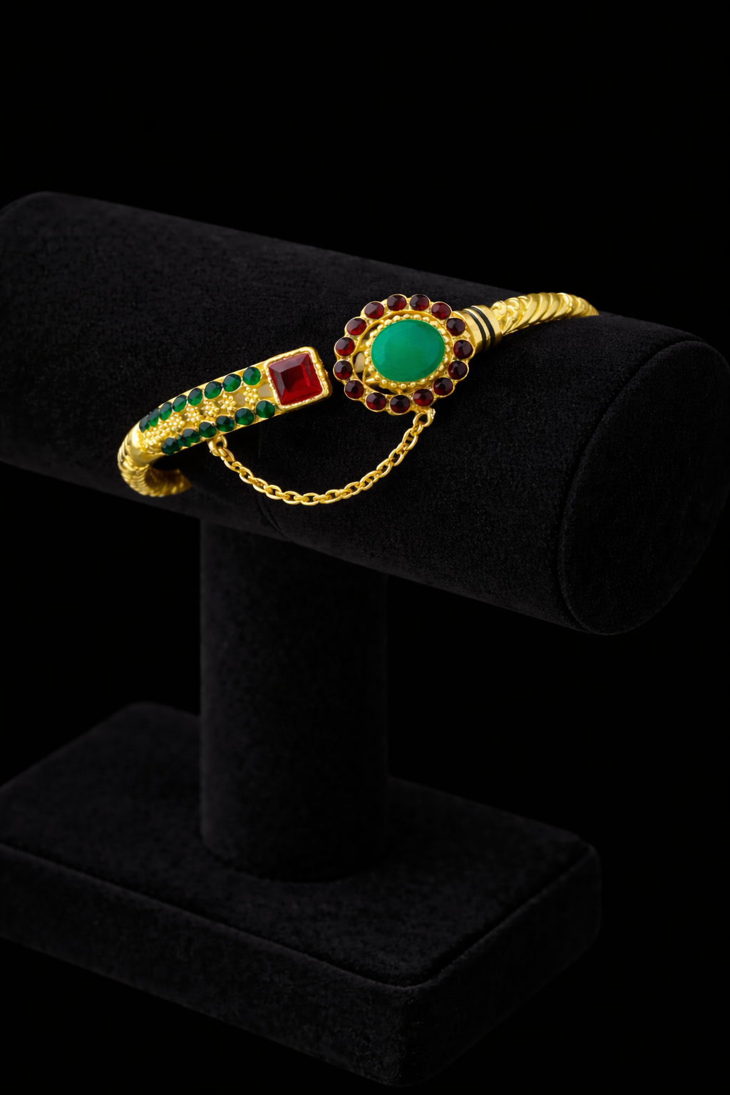 Royal Ruby Chain Bangle