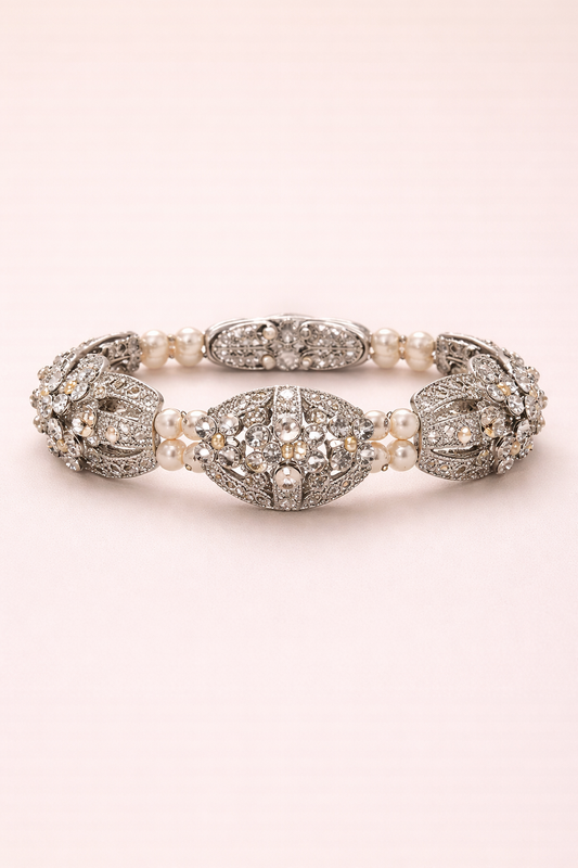 Pearl Royale Vintage Crystal Bracelet