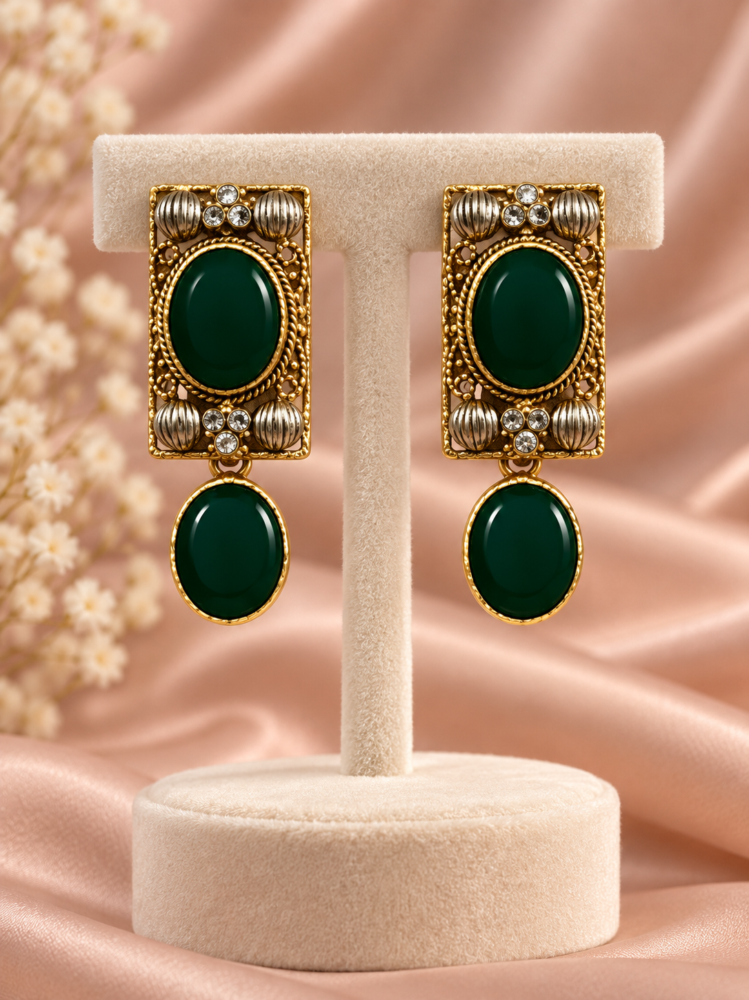 Royal Aura Drop Earrings