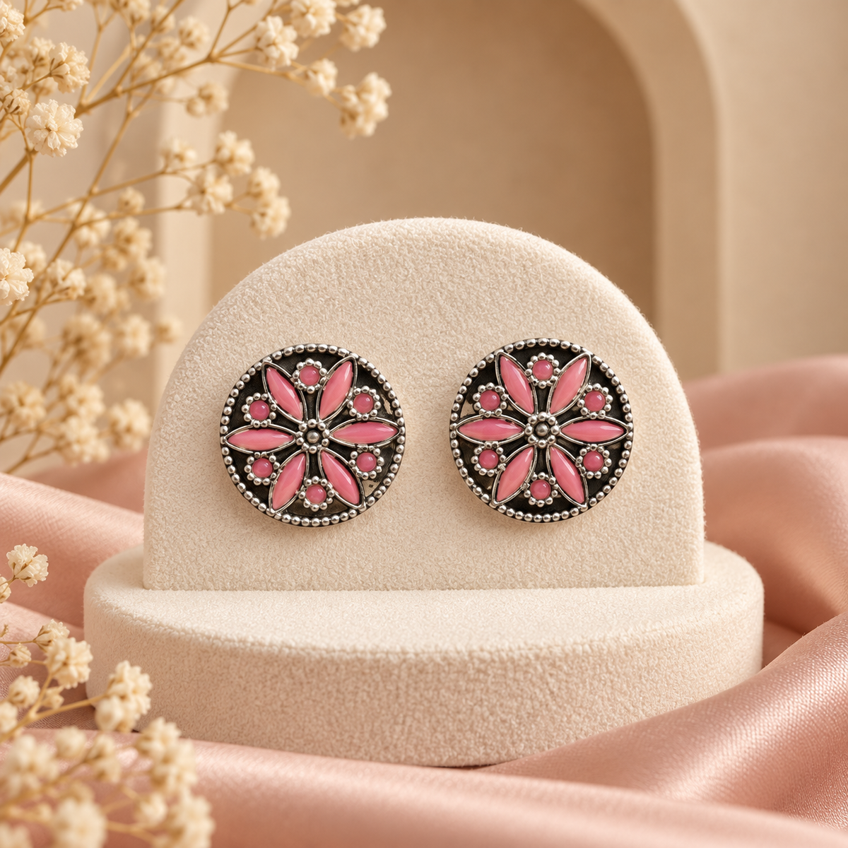 Noor Floral Studs