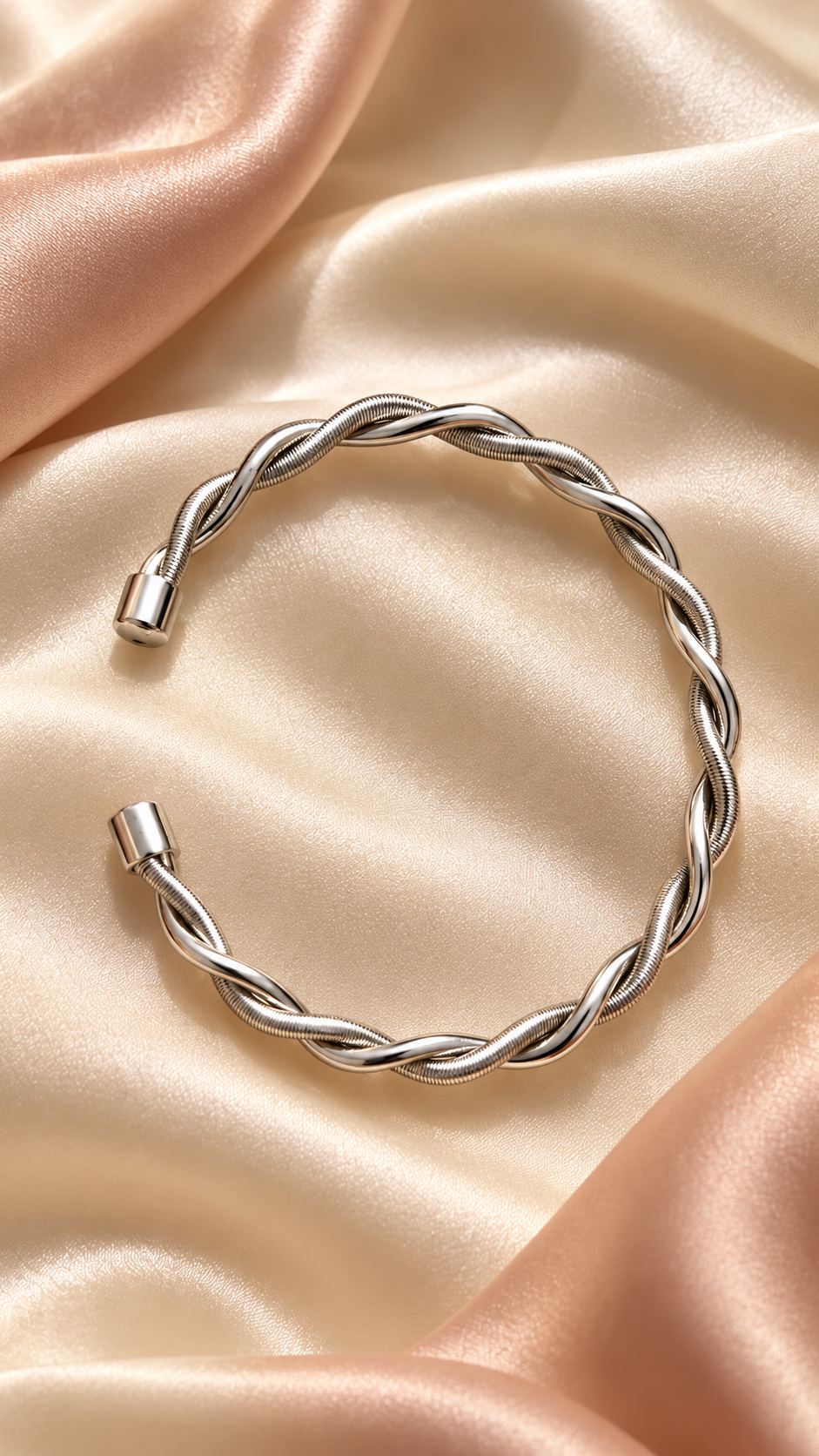 Silver Swirl Cuff