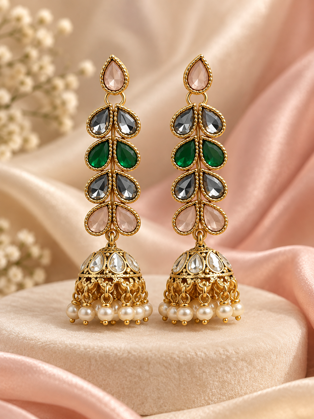 Mehfil Pearl Jhumkas