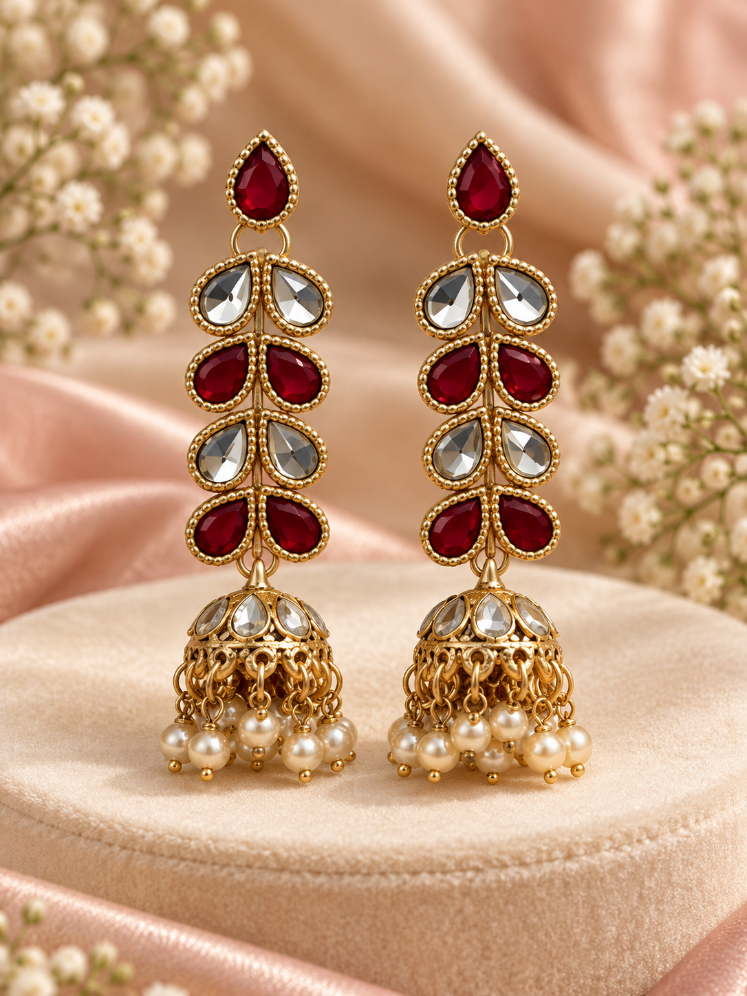 Mehfil Pearl Jhumkas