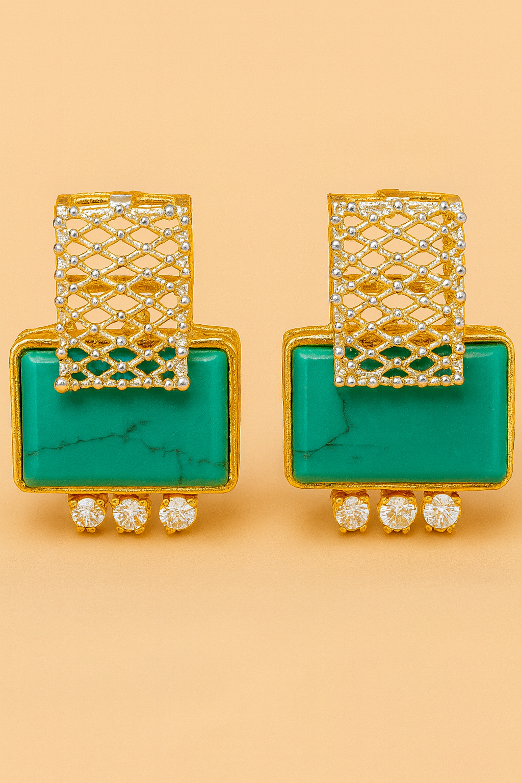 Emerald Elegance Earrings