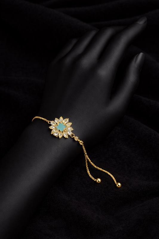 Blossom Sparkle Adjustable Bracelet