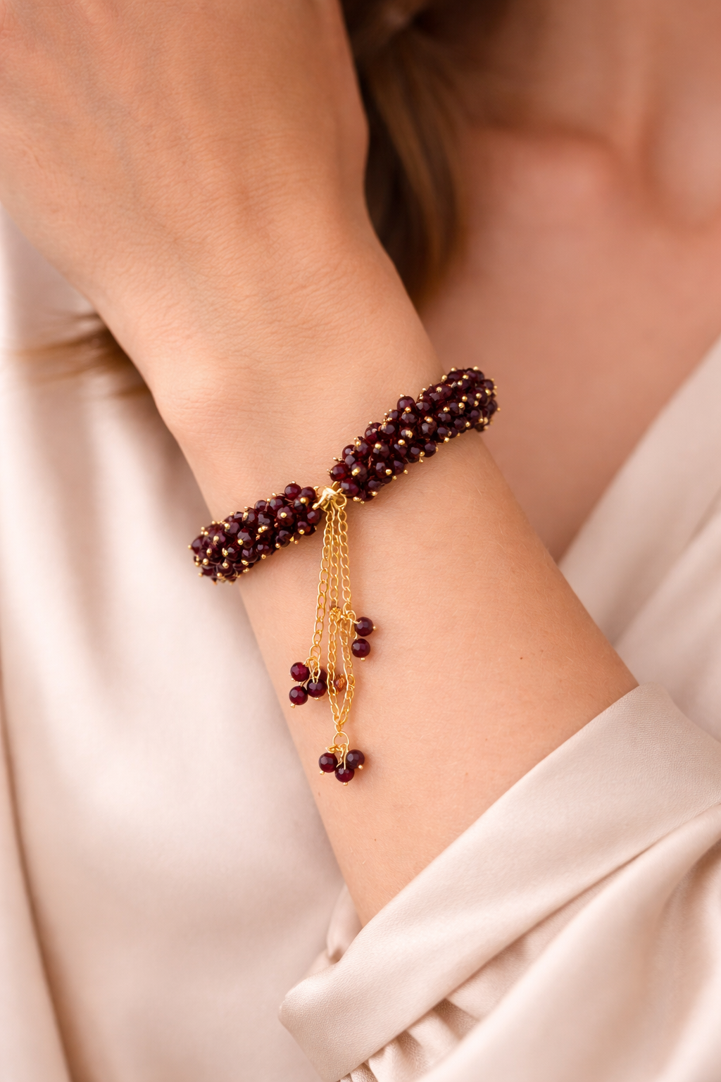 Velora Beaded Chain Bracelet