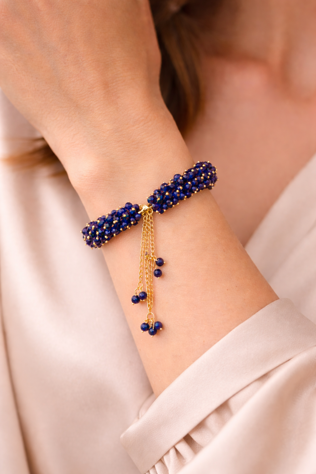 Velora Beaded Chain Bracelet