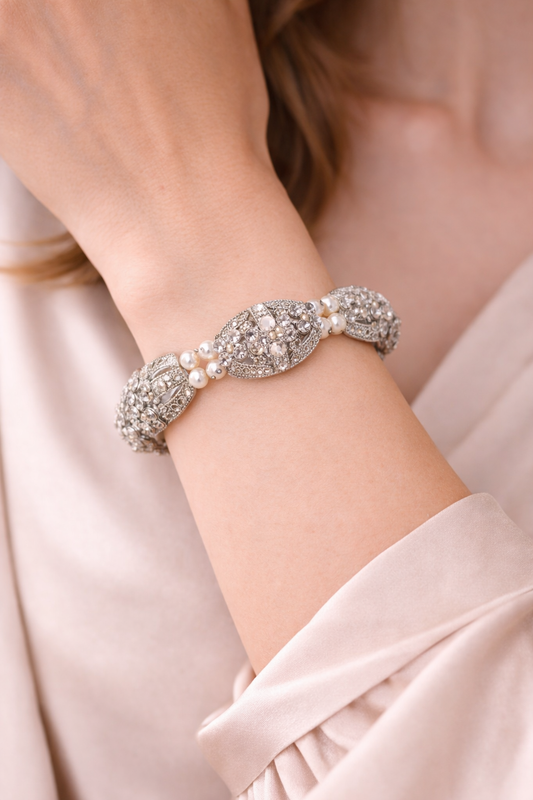 Pearl Royale Vintage Crystal Bracelet