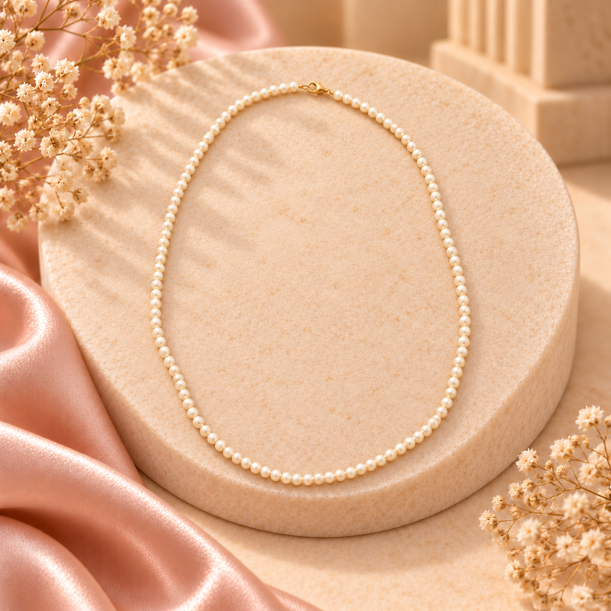Delicate Pearl Necklace